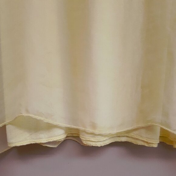 TODAY FASHION 100% Silk Ibiza Sun Dress with Adjustable Sraps in Pastel Yellow - Picture 7 of 12